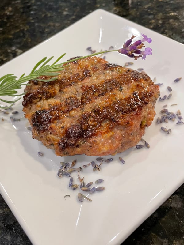 Savory Lavender Sausage